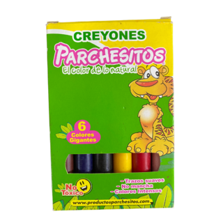 Crayones parchesitos x6 unidades