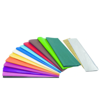 PAPEL SEDA COLORES BRILLANTES X 10 UNIDADES