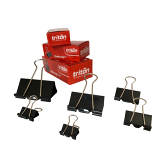 GANCHO DOBLE CLIP O LOTERO TRITON EN DIFERENTES MEDIDAS