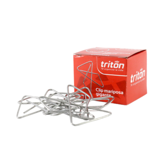 CLIP TRITON MARIPOSA JUMBO X 12 UND COD: 10225