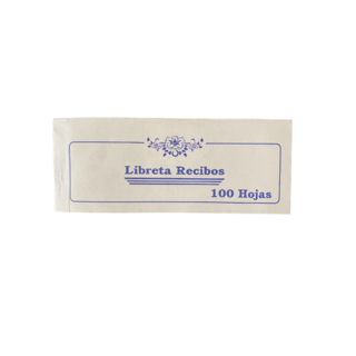 LIBRETA RECIBOS PEQUEÑA X 100 HOJAS - comprar online
