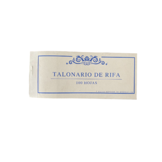 TALONARIO RIFA X 100 HOJAS