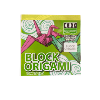 BLOCK ORIGAMI ESCOLAR EN DIFERENTES PRESENTACIONES