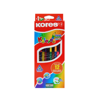COLOR KORES X 12 DOBLE PUNTA TRIANGULAR COD: 272