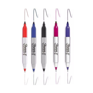 Marcador Sharpie Doble Punta Diferentes colores x Und