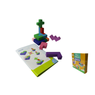CUBO SOMA PEQUEÑO ROMPECABEZAS X12 PCS
