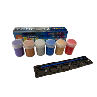TEMPERA METALIZADA PAYASITO X 6 UND