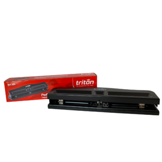 PERFORADORA METÁLICA 3 HUECOS TRITON X UND