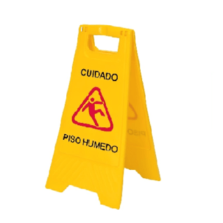 AVISO PRECAUCIÓN PISO HÚMEDO