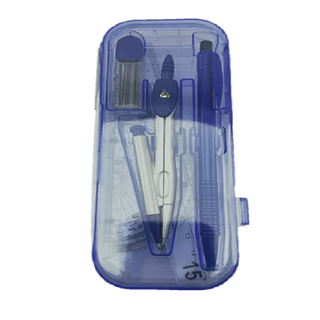COMPAS ESCOLAR CON JUEGO GEOMETRICO DENGFENO DF-3009B