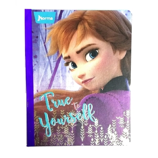 CUADERNO NORMA COSIDO CUADROS FROZEN II 1 MATERIA