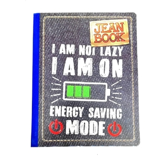 CUADERNO NORMA COSIDO CUADROS JEAN BOOK 1 MATERIA