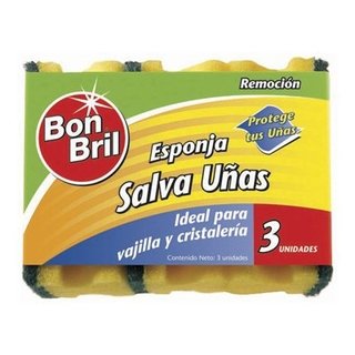 Esponja Ideal Para Vajilla Y Cristaleria Pqt X 3 Und COD 9434