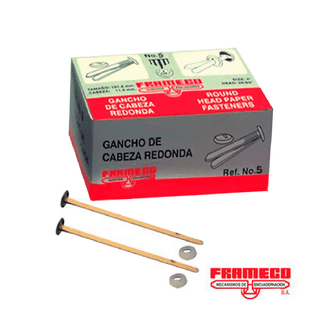 GANCHO EXPEDIENTE METALICO CON CABEZA