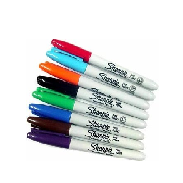 Sharpie rotuladores permanentes, punta fina, colores surtidos fantasía,  paquete de 18 marcadores, material escolar ideal : : Oficina y  papelería