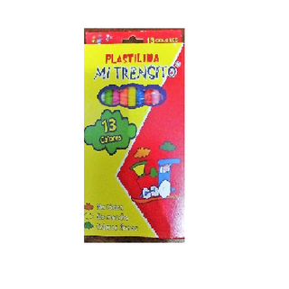 PLASTILINA MI TRENSITO LARGA X 13 UND