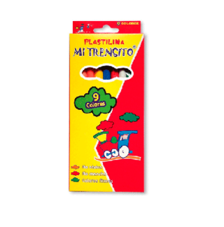 PLASTILINA MI TRENSITO LARGA X 9 UND