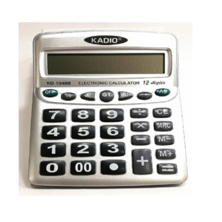 CALCULADORA 12 DIGITOS KADIO REF. KD1048
