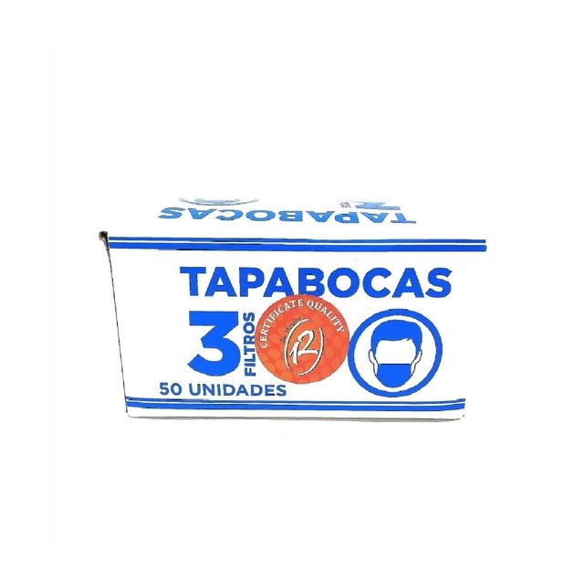 TAPABOCA 3 FILTROS CAJA X 50 UND TAPABOCA 3 FILTROS CAJA X 50 UND