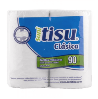 ROLLO TOALLA MULTI USOS PAQUETE X 2 UNIDADES