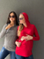 Buzo con capucha Rojo Josefina de lactancia art. 2389 - EG Embarazadas