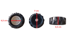 Roda 7 cm de Trator dianteira