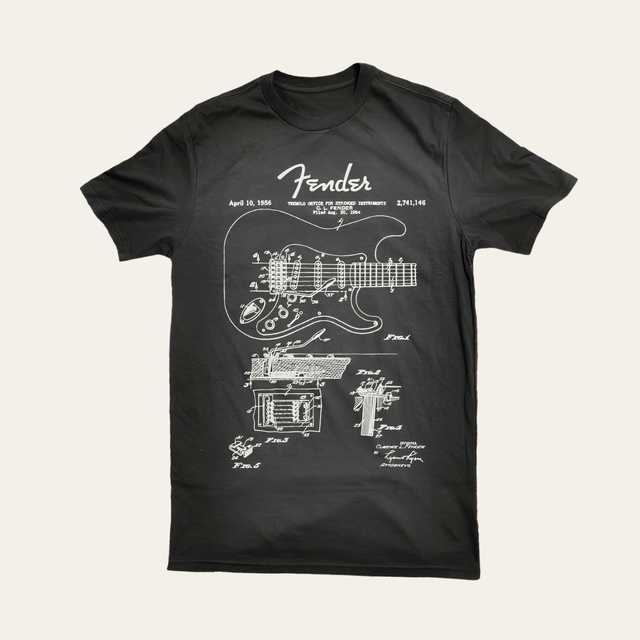 Remera Rock Fender Tremolo Tienda Road House Clothing