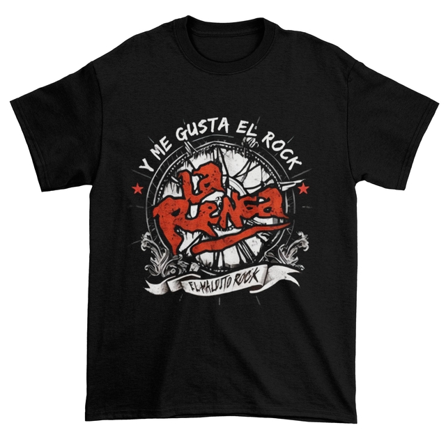 Remera estampada la Renga Maldito Rock