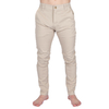 Pantalon slim chino crema