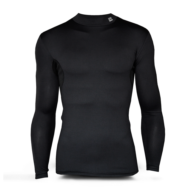 Remera Termica Hombre Manga Larga Cozy Sport Premium Negro