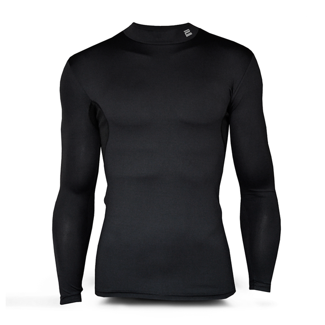 Remera Termica Hombre Manga Larga Cozy Sport Premium - Negro 