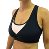 Top Deportivo Reversibles Dama Negro con lineas Naranjas - Cozy Sport