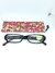 Óculos Leitura - Preto com flor