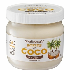 ACEITE DE COCO PURO NEUTRO "GOD BLESS YOU" - 1 lt.