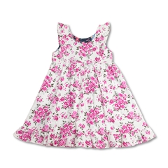 Vestido Amatista Flores - Loló Para Chicos