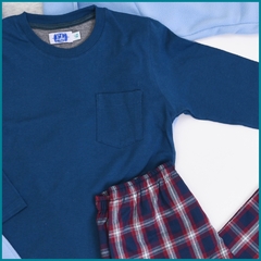 Pijama Remera Orion Azul Marino T2
