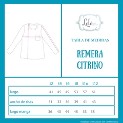 Remera Citrino Rayas en internet