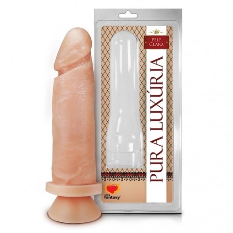 PRÓTESE REALÍSTICA 16X4CM COM VENTOSA E SEM VIBRADOR - CÓD 1044