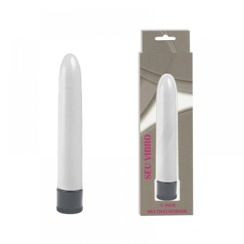 VIBRADOR PERSONAL 13X2,5CM COR BRANCO - CÓD 2175