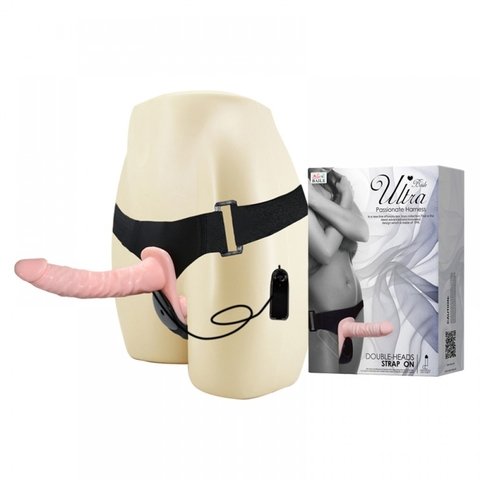 ULTRA PASSIONATE HARNESS - CINTA PENIANA COM PLUG VAGINAL E VIBRAÇÃO MULTIVELOCIDADE HARNESS - CÓD 2226