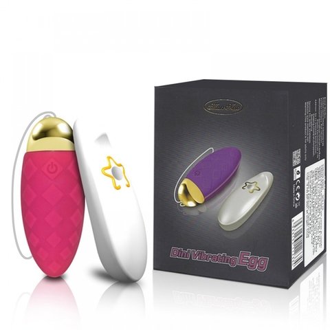 MAN NUO DINI VIBRATING EGG CÁPSULA VIBRATÓRIA TEXTURIZADA WIRELESS COM 10 MODOS DE VIBRAÇÃOCOR MAGENTA – CÓD 2262