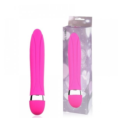 VIBRADOR PERSONAL 18,3X3 CM COM RELEVOS, SALIÊNCIAS E 10 MODOS DE VIBRAÇÃO COR MAGENTA – CÓD 2295