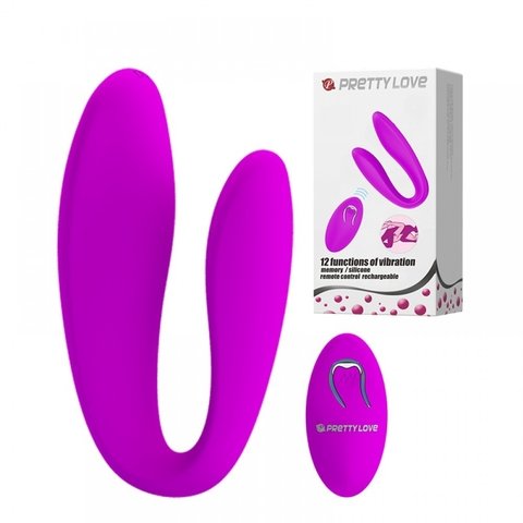 PRETTY LOVE LETITIA VIBRADOR PARA CASAIS COM 12 MODOS DE VIBRAÇÃO E CONTROLE WIRELESS – CÓD 2306