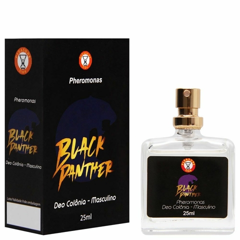 BLACK PANTHER PHEROMONAS DEO COLÔNIA MASCULINA 25ML – CÓD 3623