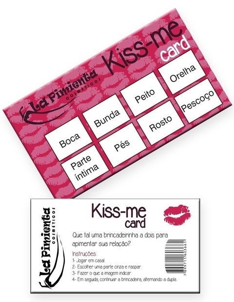 RASPADINHA KISS-ME CARD - CÓD 4026
