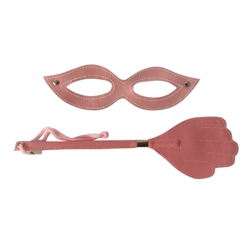 KIT MÁSCARA TIAZINHA E CHIBATA MÃOZINHA COR ROSA – CÓD 51204