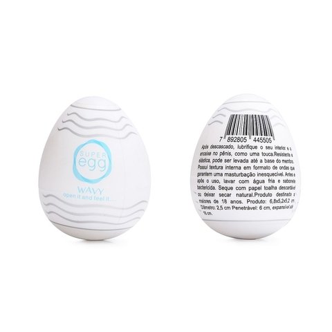 MASTURBADOR SUPER EGG - WAVY - CÓD 5314