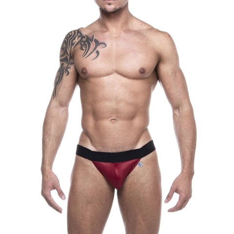 TAPA SEXO JOCK CIRRE VERMELHO COM PRETO – CÓD 7855