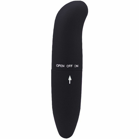 VIBRADOR PONTO G TOQUE AVELUDADO COR PRETA - CÓD 2515