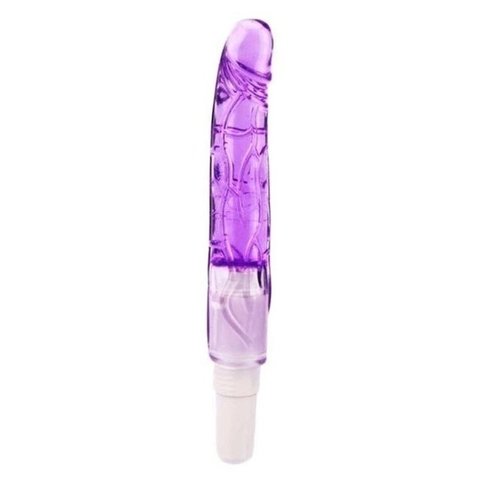 VIBRADOR 21X3CM COM CAPA FORMATO PÊNIS REMOVÍVEL COR ROXO – CÓD 2345